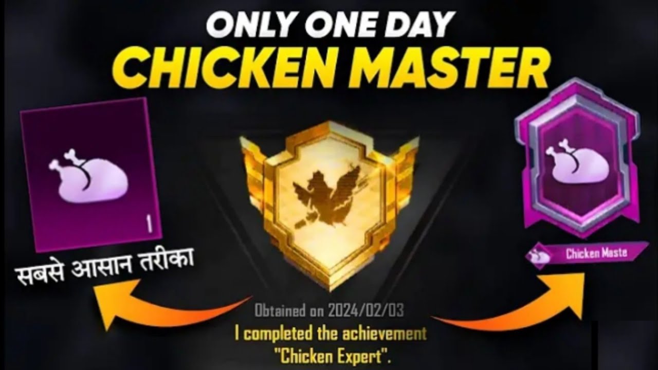 how to complete Chicken Master title achievement easy trick PUBG mobile bgmi