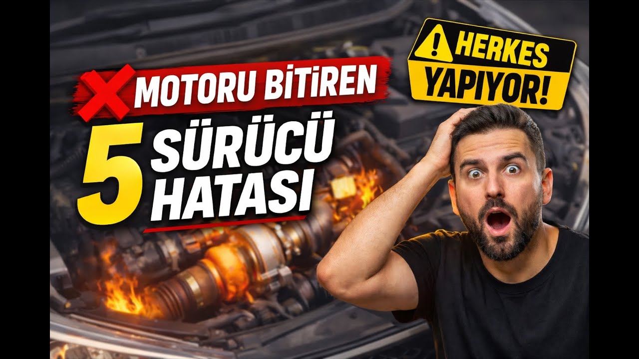 Motoru Bitiren 5 Sürücü Hatası | Bunları Yapıyorsan Araban Ölüyor!