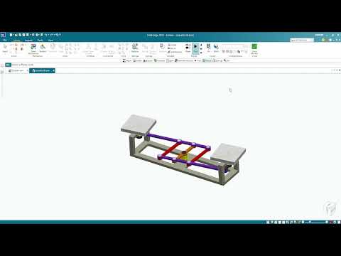 Solid Edge Basic Motion Simulation | Assembly & Animation Rotation Transmission Mechanism