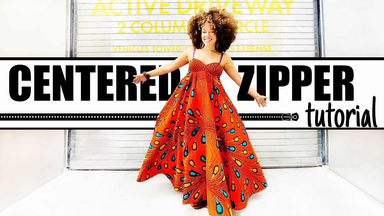 ПРОСТОЙ урок по застёжке центральной молнии! Отлично подходит для новичков, примерка (и повторная...