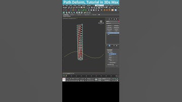 Mastering Path Deform in 3Ds Max #shorts  #3dtips  #tips #pathdeform