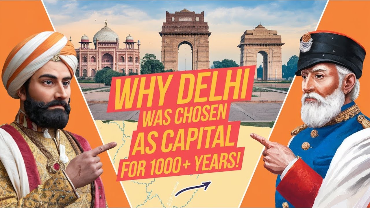 Why Delhi Was Chosen as the Capital by Dynasties for Over 1000 Years | Strategic Importance of Delhi