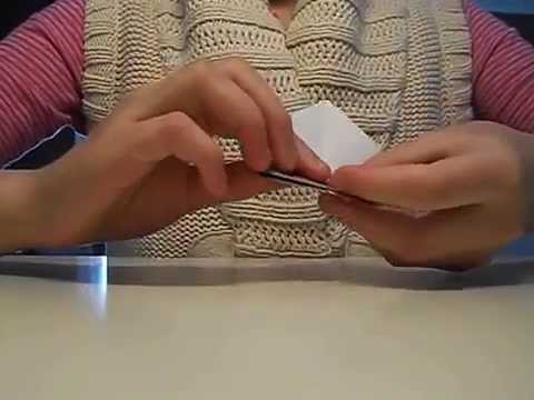 How to make an origami exploding envelope.