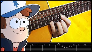 GRAVITY FALLS (Opening Theme) Guitar Tabs | Tutorial