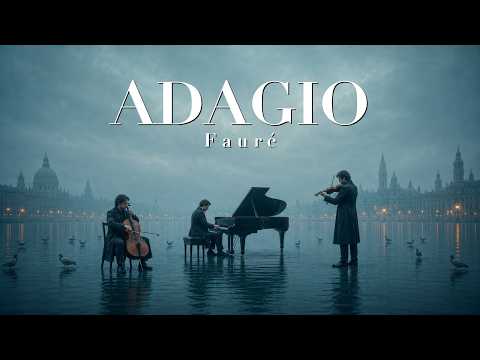 The Most Beautiful 24 Lonely Adagios in Fauré Style |Violin, Cello & Piano | Deep Focus| No Lyrics