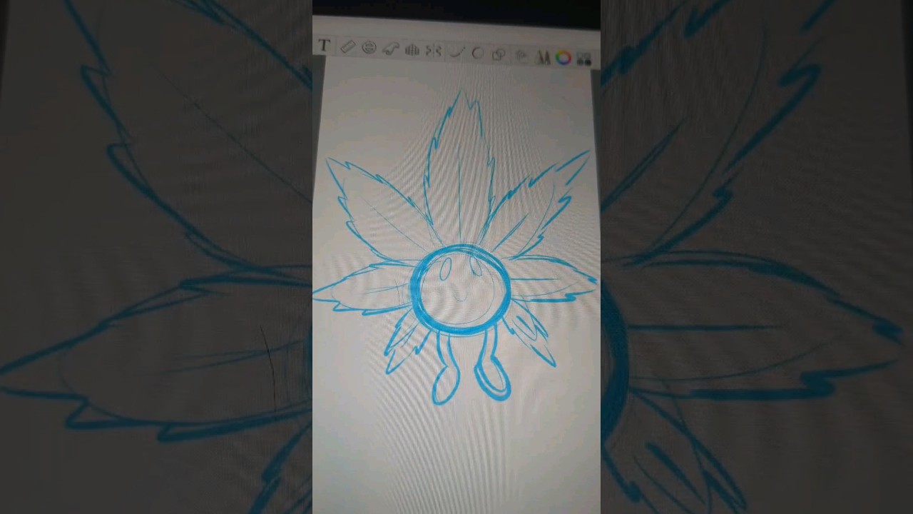 Drawing an Oddish for 4/20 