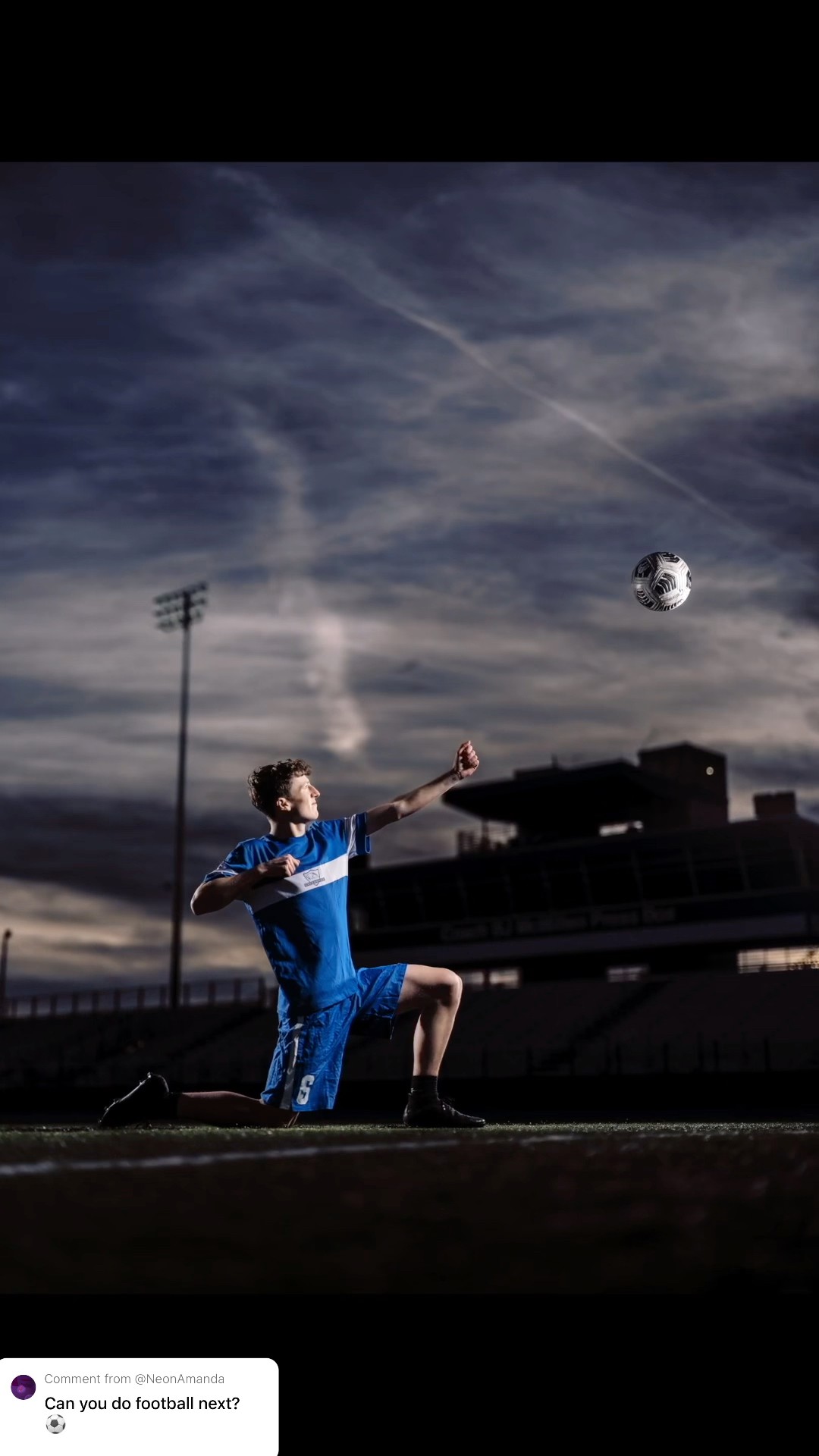 Football photoshoot! #soccer #football #flashphotography