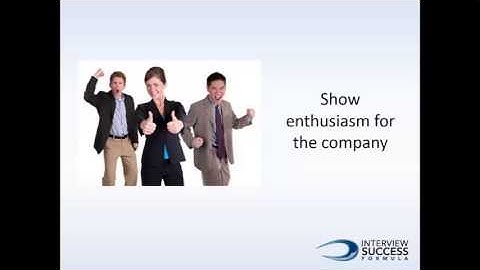 Interviewing for a Job you