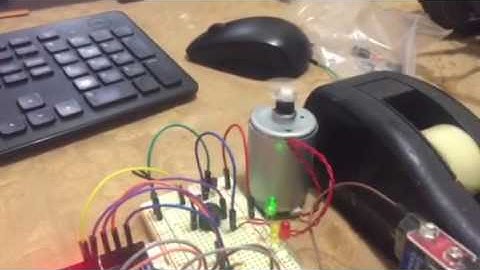 Control de Velocidad de Motor DC por PWM