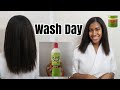 RELAXED HAIR | WASH DAY + DEEP CONDITION W / ORS PRODUCTS