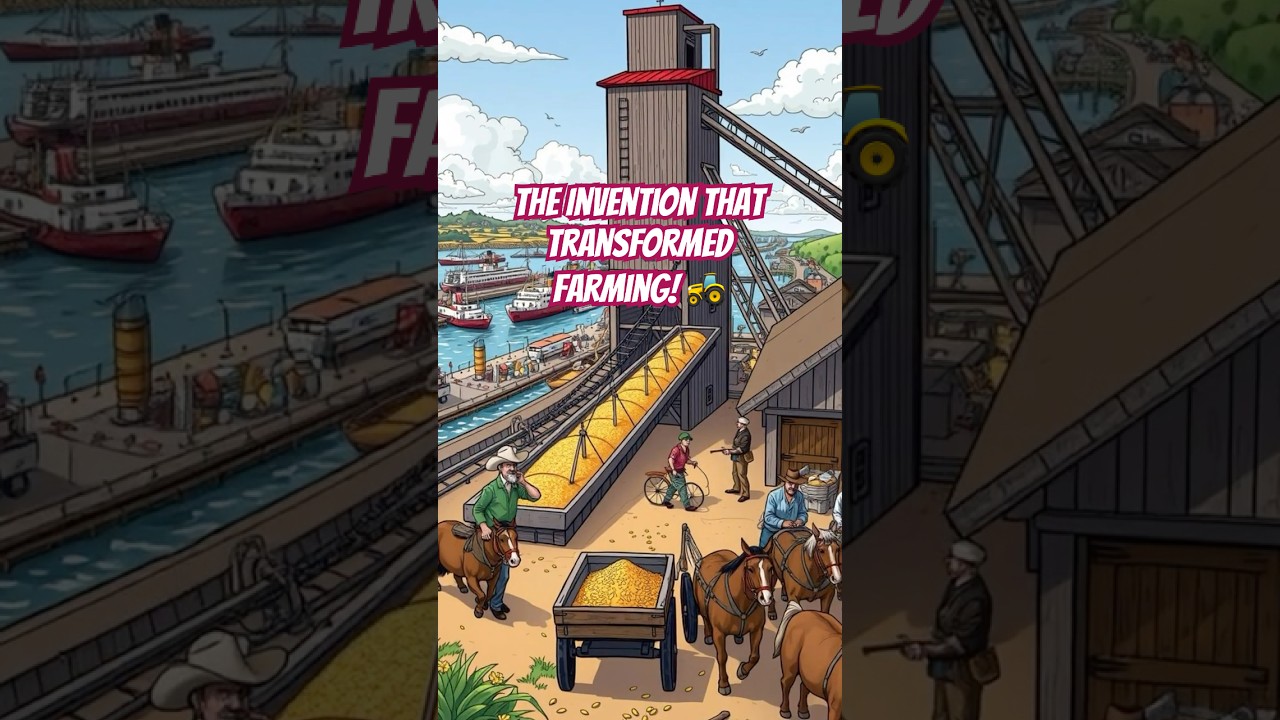🌾 The Invention of the Grain Elevator (1842) – How Joseph Dart Transformed Agriculture!
