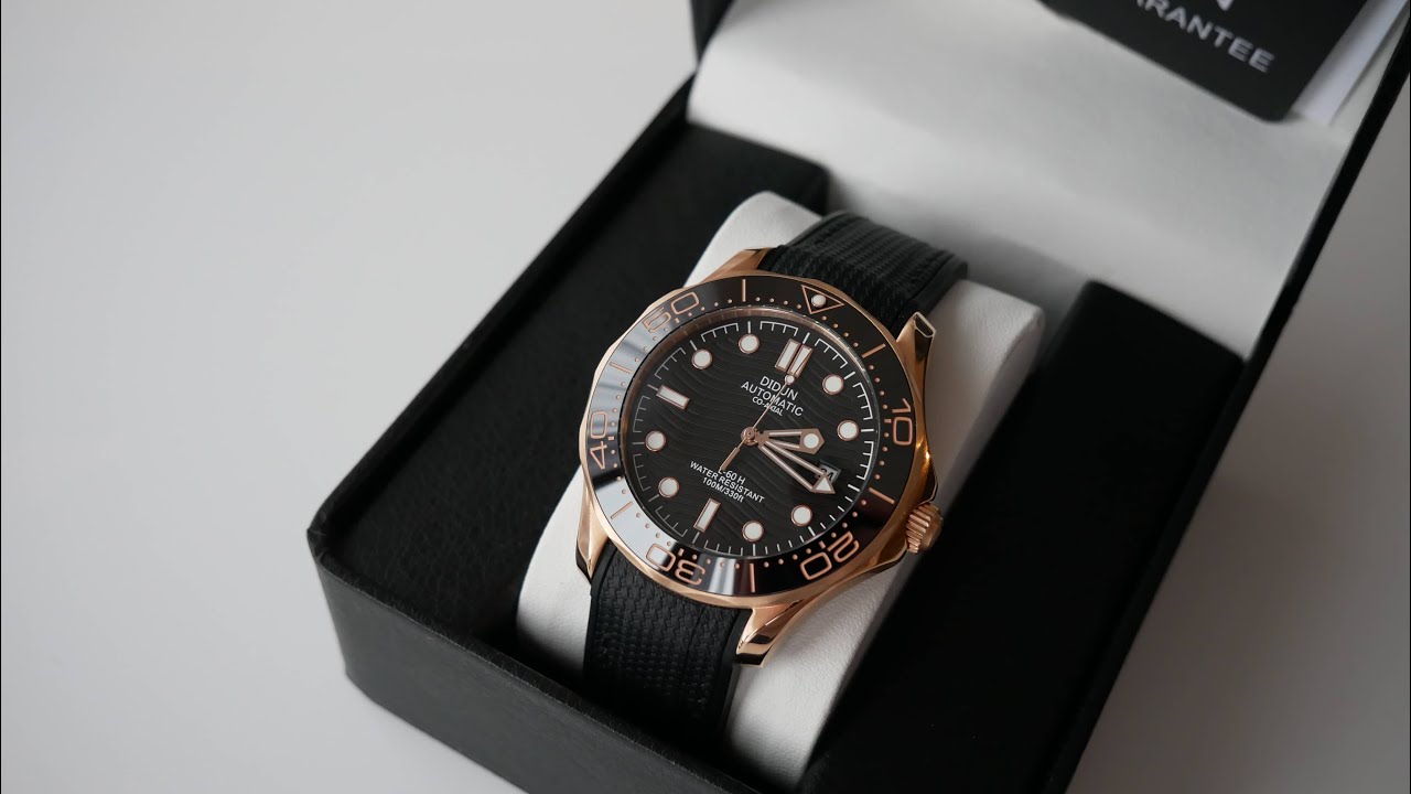 DIDUN Design || Hommage an die Omega Seamaster in Rose Gold - YouTube