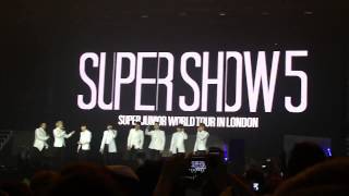 Ryeowook & Kyuhyun singing Sorry, Sorry Answer - Super Junior [SS5 London]