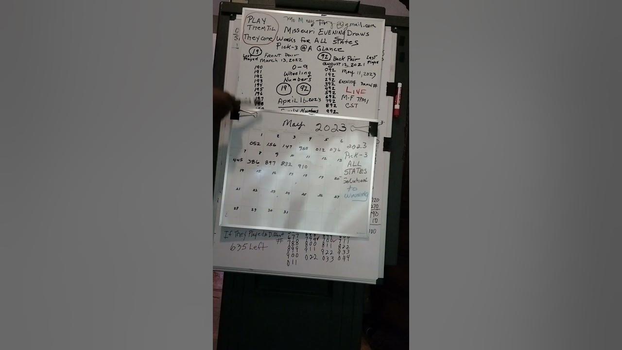 Pick 3 win big tracking your own numbers for your own state YouTube