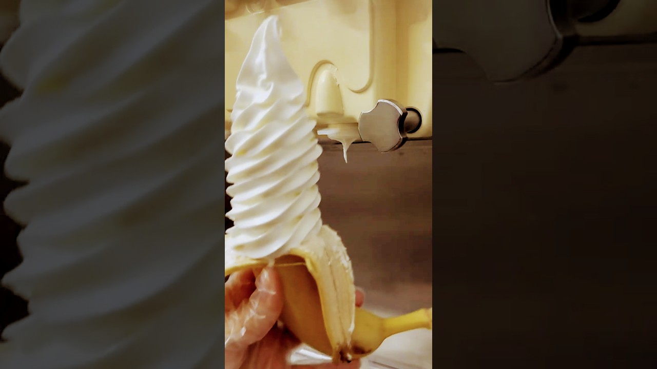 Making Magic Swirl Ice Cream With Just A Banana