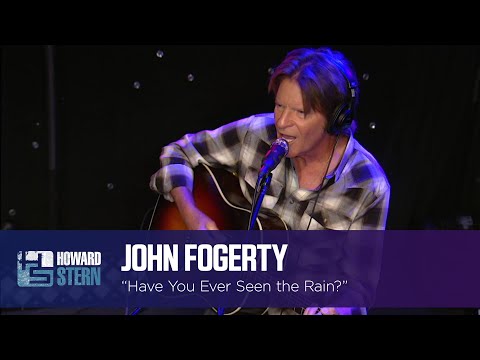 John Fogerty Have You Ever Seen The Rain On The Stern Show