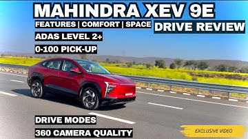 Mahindra XEV 9e drive review | Range, space, comfort & ADAS LEVEL 2 plus live test | 0-100 pickup