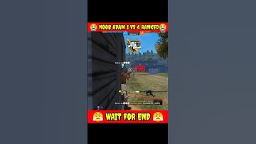 🙂NOOB ADAM CS😌 RANKED 1 VS 4 #shorts #freefire #tranding
