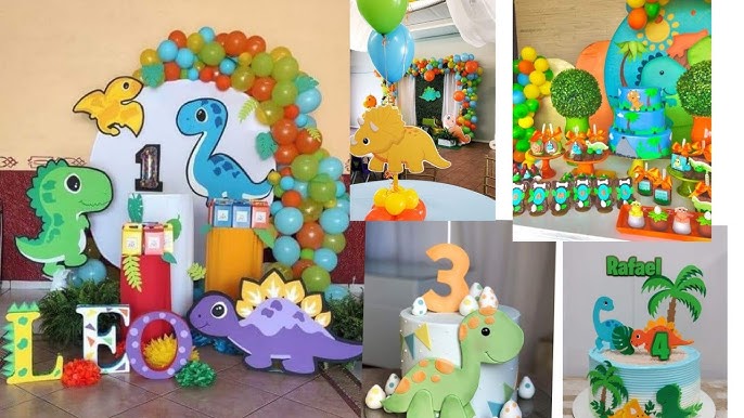 Fiesta temática de dinosaurios para niños