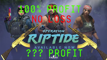 HOW TO MAKE 100% PROFIT WITH THE NEW OPERATION RIPTIDE