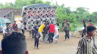 Bhole baba sound gaan bajache | santipur competition 2023 | Bapan star