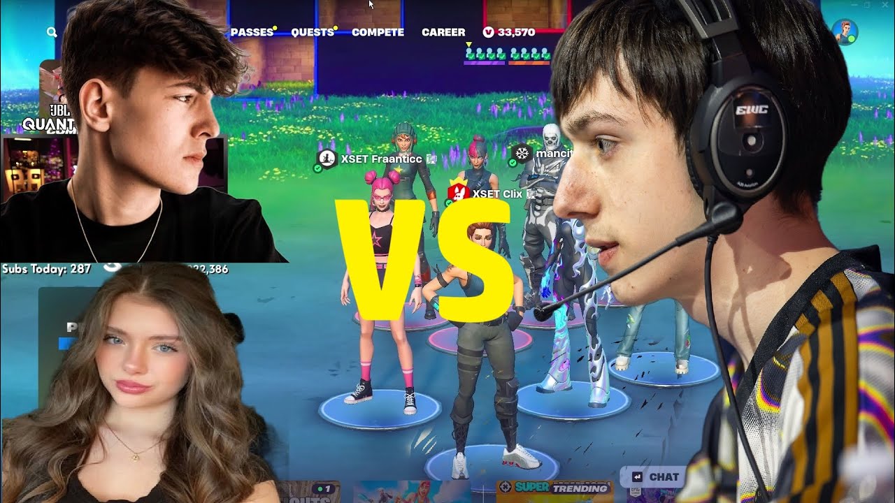 Clix Cold Fraanticc Ritual vs Peterbot Reet BatmanBugha Faxuty - Fortnite Wager