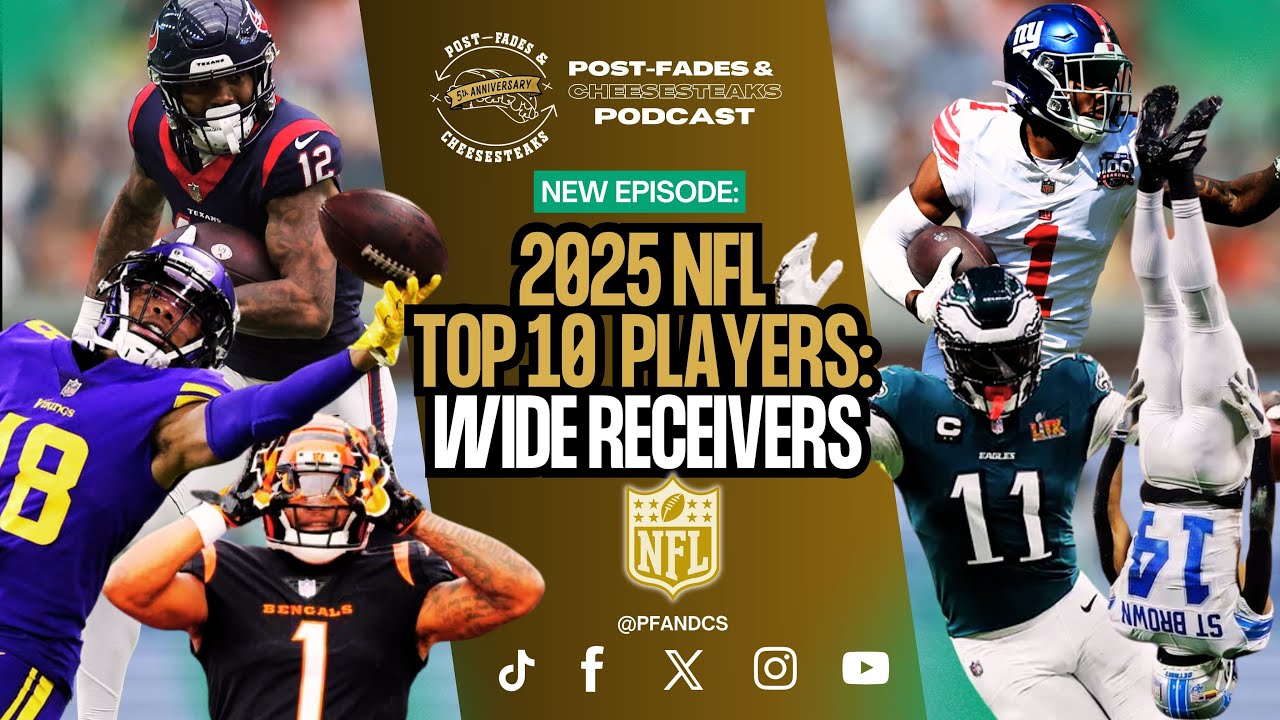 2025 TOP 10 NFL PLAYERS: Wide Receiver