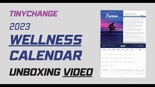TinyChange 2023 Wall Calendar: unboxing video