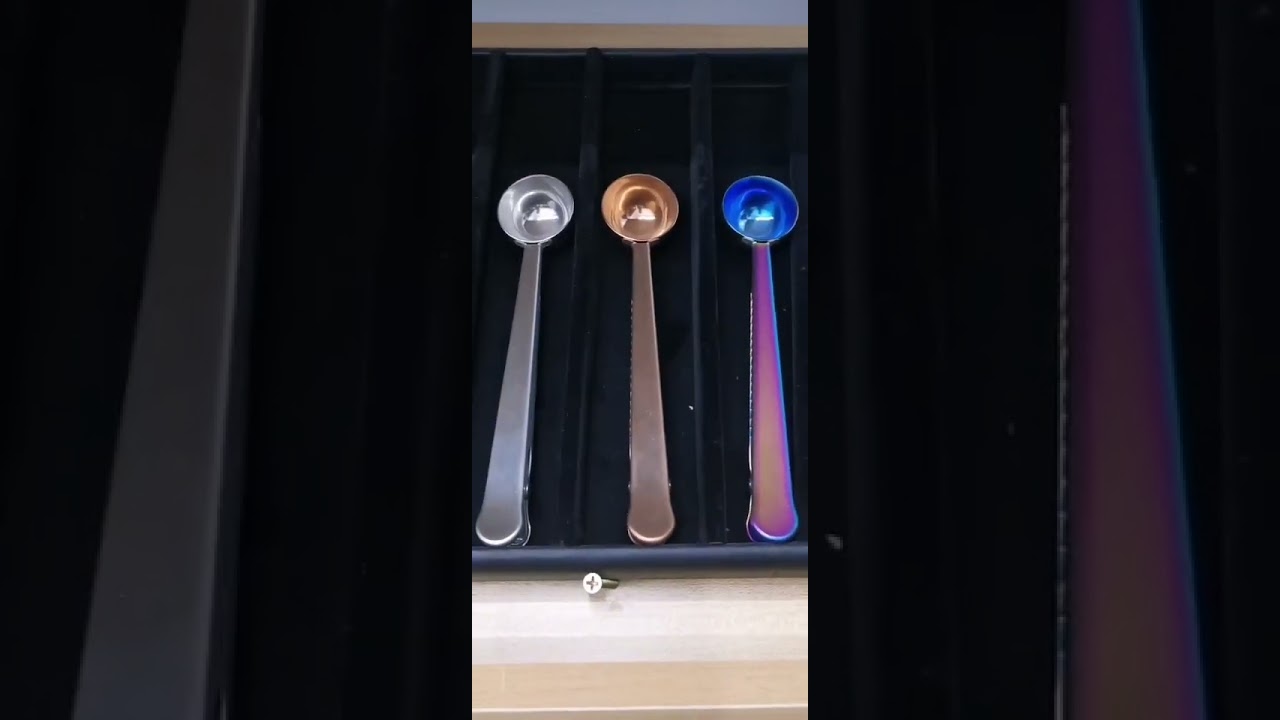 Seal the Deal with Minimalist Stainless Steel Clip Spoon - Perfect for Measuring Coffee Bean/Spices