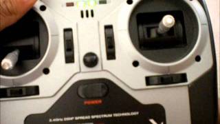 How to enter range check mode on the DX5e transmitter