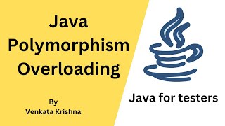 Java - Polymorphism - Overloading