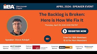 The Backlog is Broken: Here is How We Fix It