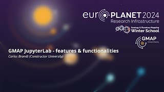 GMAP JupyterLab - features & functionalities