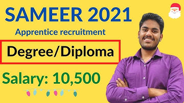 SAMEER apprenticeship recruitment 2021 - Sameer degree or diploma apprenticeship 2021 | Sameer 2022