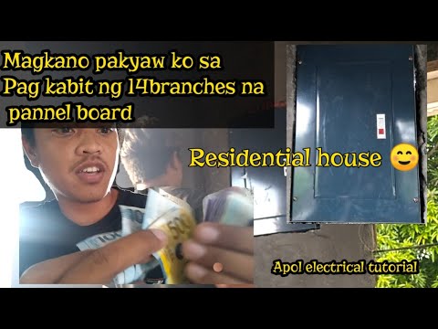 How to install panelboard |residential house (apol electrical tutorial)