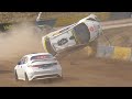 Rallycross de lessay 2024 crash mistakes show drift