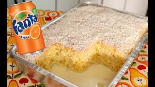 BOLO DE FANTA LARANJA I BOLO GELADO I SIMPLES E FÃCIL