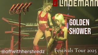 Golden Shower  Constance Antoinette  Till Lindemann  Festivals Tour 2025  Multicam