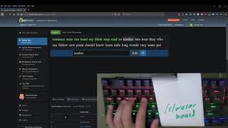 Mirrorboard 40wpm 5fastfingers