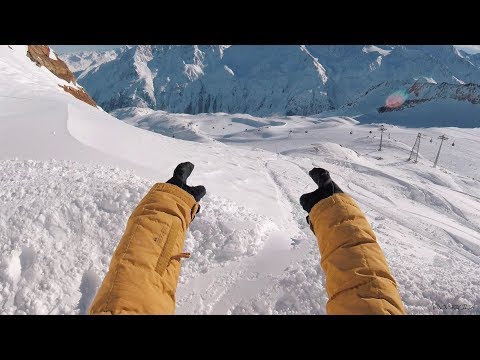 Видео: Few Powder Day in Soelden, Austria