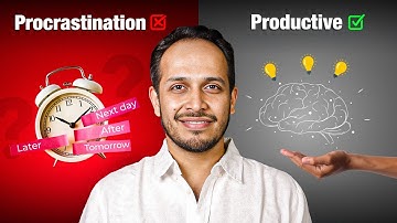 How to Fix Procrastination with Neuroscience (And Why You do it) | Dr. Sid Warrier