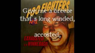 Foo Fighters | Exhausted | Lyrics | HD