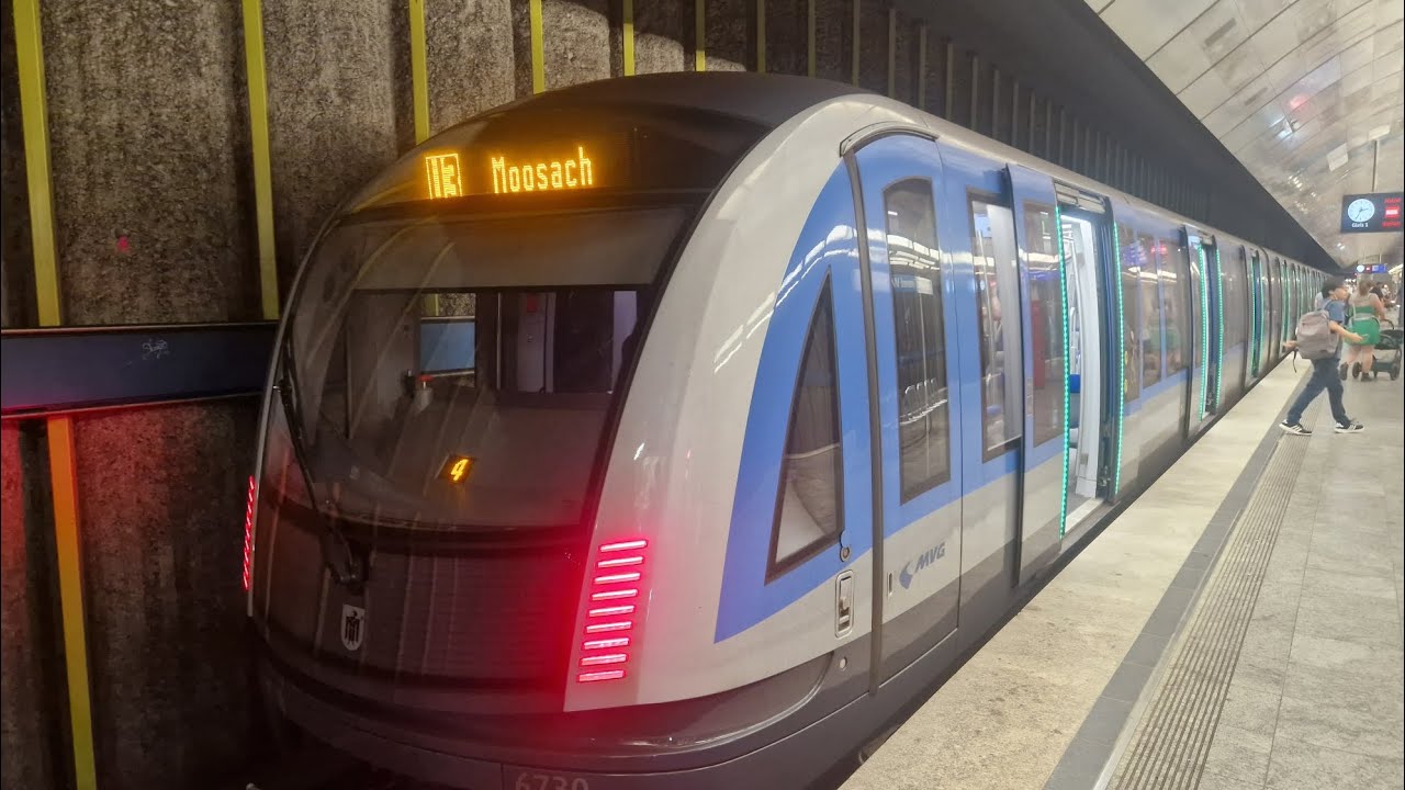 U-Bahn München | Mitfahrt in der kompletten U3 von Fürstenried West bis Moosach im C2