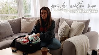 PACK WITH ME… IN AN UNDERSEAT CARRY ON BAG | packing for a long weekend in dublin by Jess Sheppard 1,773 views 1 month ago 16 minutes
