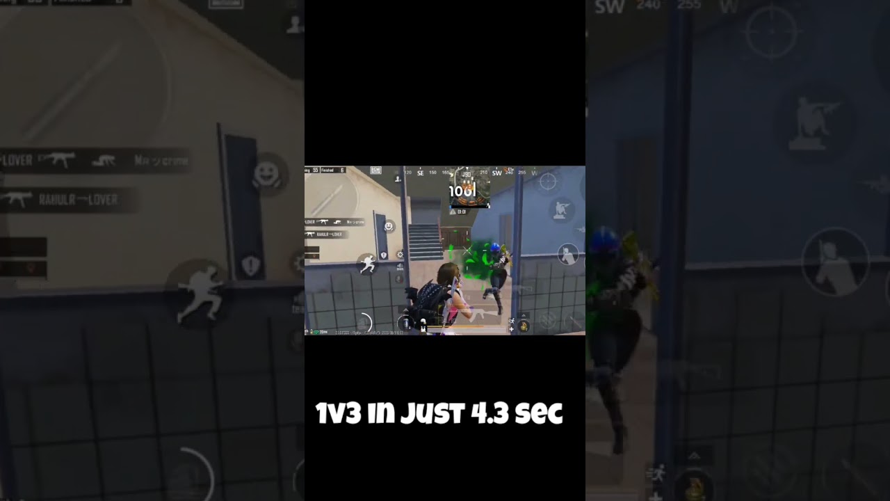 1v3 injust 4seconds🥵🤯 