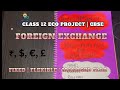Class 12 Economics Project | Types of Foreign Exchange Rate Systems | CBSE 2024-25 | Full Tutorial