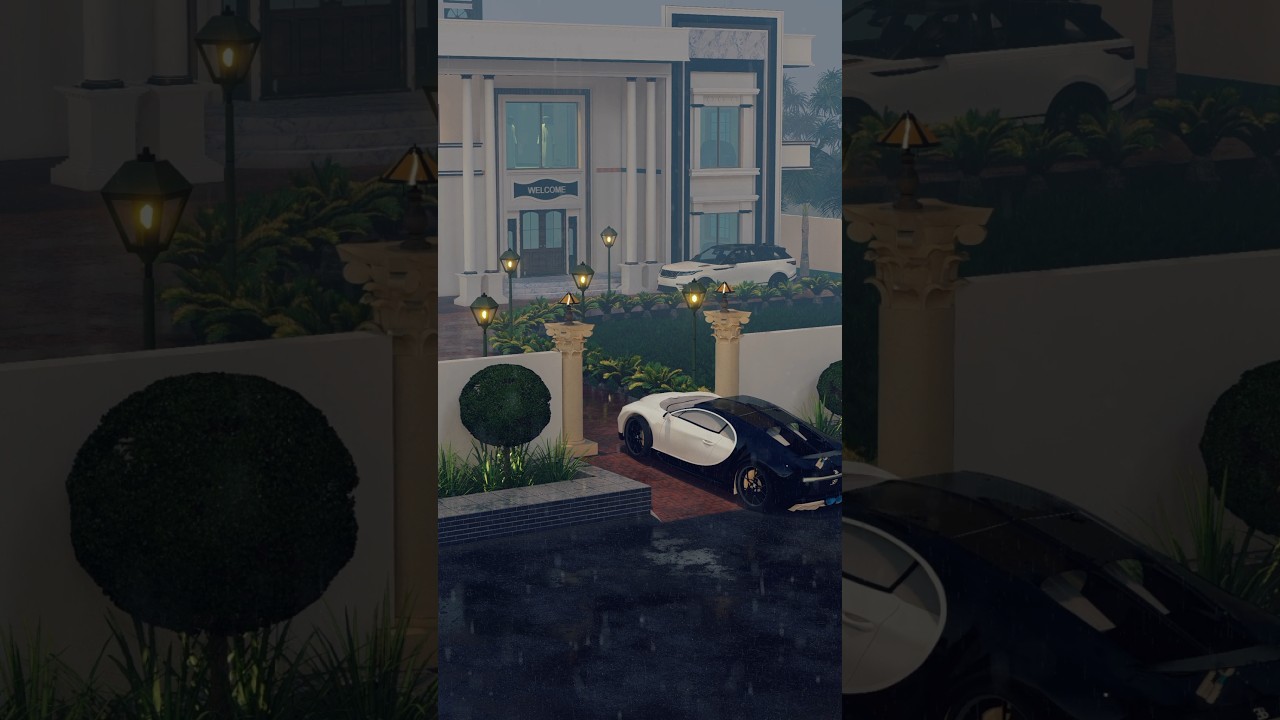 🚗✨ Luxury 3D House Walkthrough with Realistic Car Rig Animation | ArchViz Rendering 