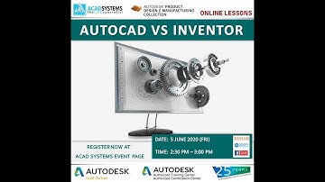 Acad Systems AutoCAD vs Inventor