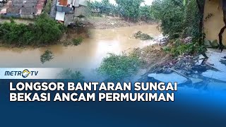 Download Lagu Arus Deras Sungai Bekasi Gerus Bantaran Rumah Warga MP3