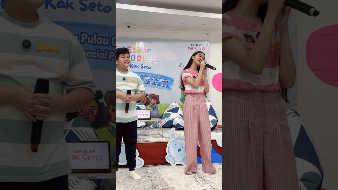 Don dan Meri nyanyi lagu JUMBO di Sekolah Kak Seto